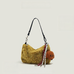 Furry Handheld Underarm Bag