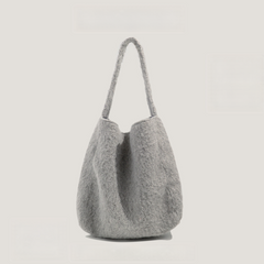 Plush Furry Tote Bag