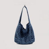 Leopard Print Canvas Bag Work Commuting Tote Bag