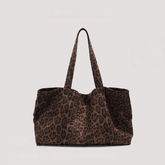 Leopard Print Canvas Bag