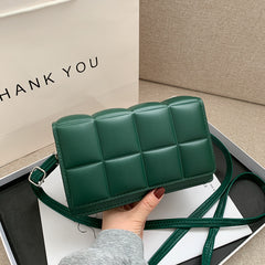 Trendy chic large checkered women's bag - 2021 popular style