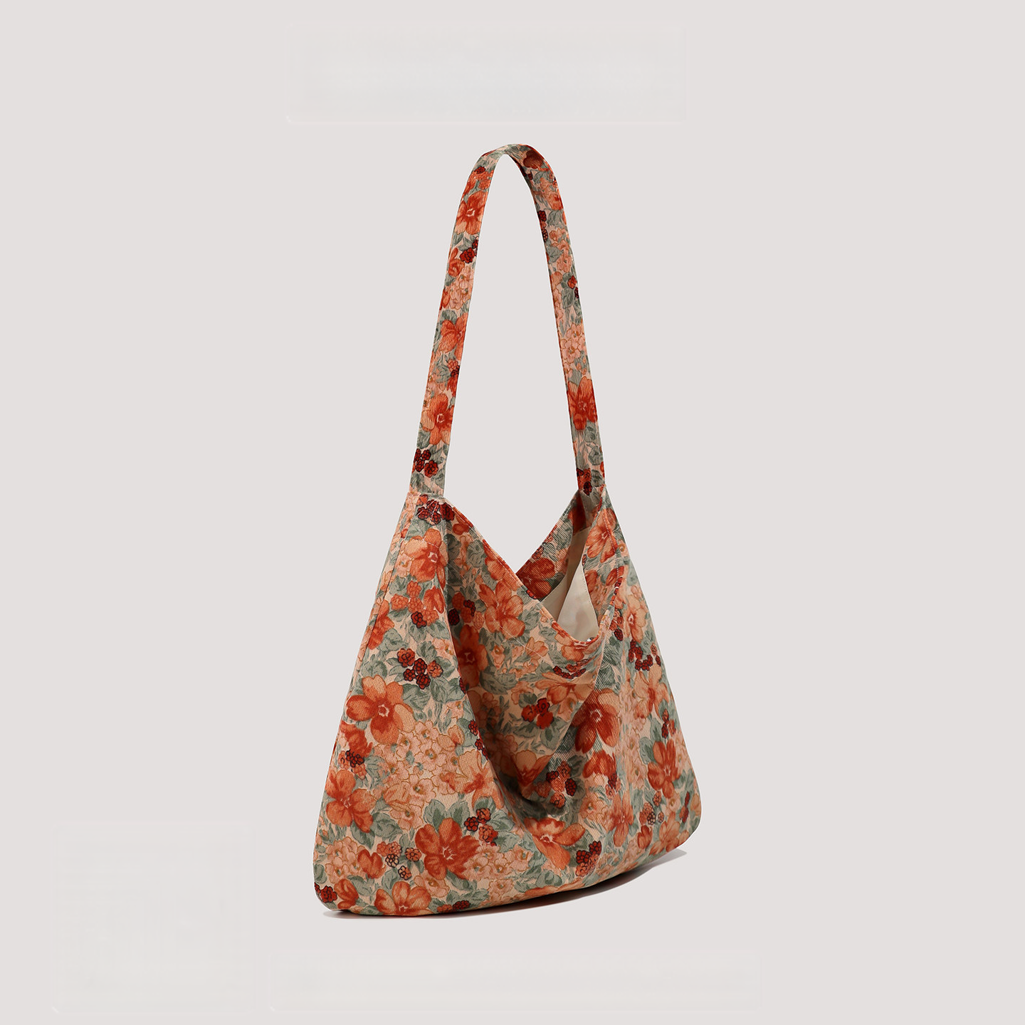 Autumn And Winter Lazy Style Floral Crossbody Bag
