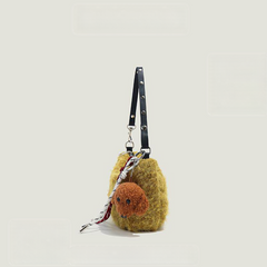Furry Handheld Underarm Bag