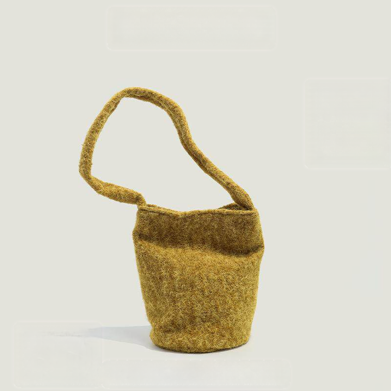 Furry Bucket Bag