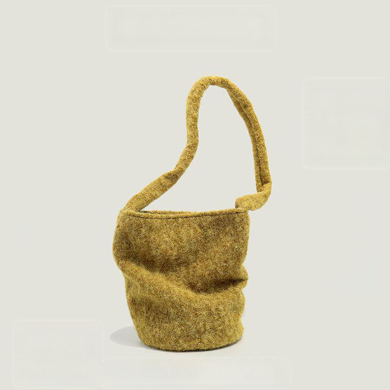 Furry Bucket Bag