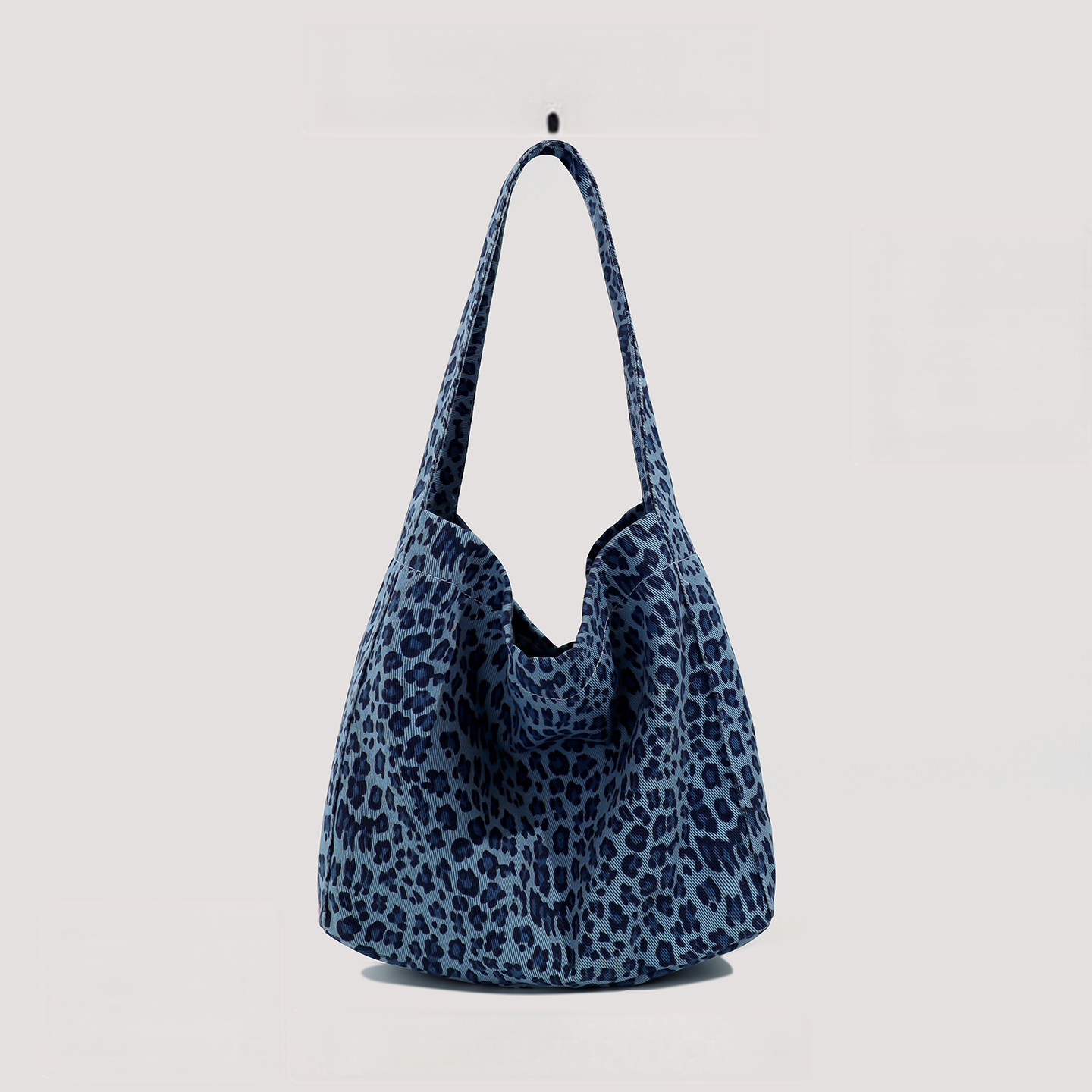 Leopard Print Canvas Bag Work Commuting Tote Bag