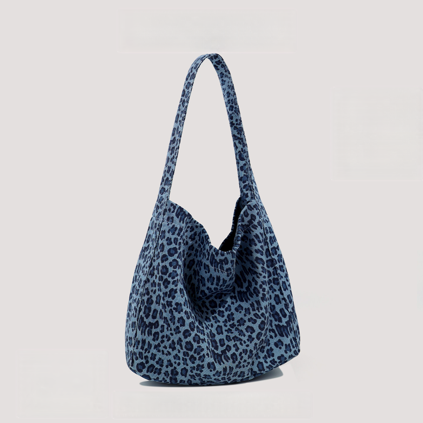 Leopard Print Canvas Bag Work Commuting Tote Bag