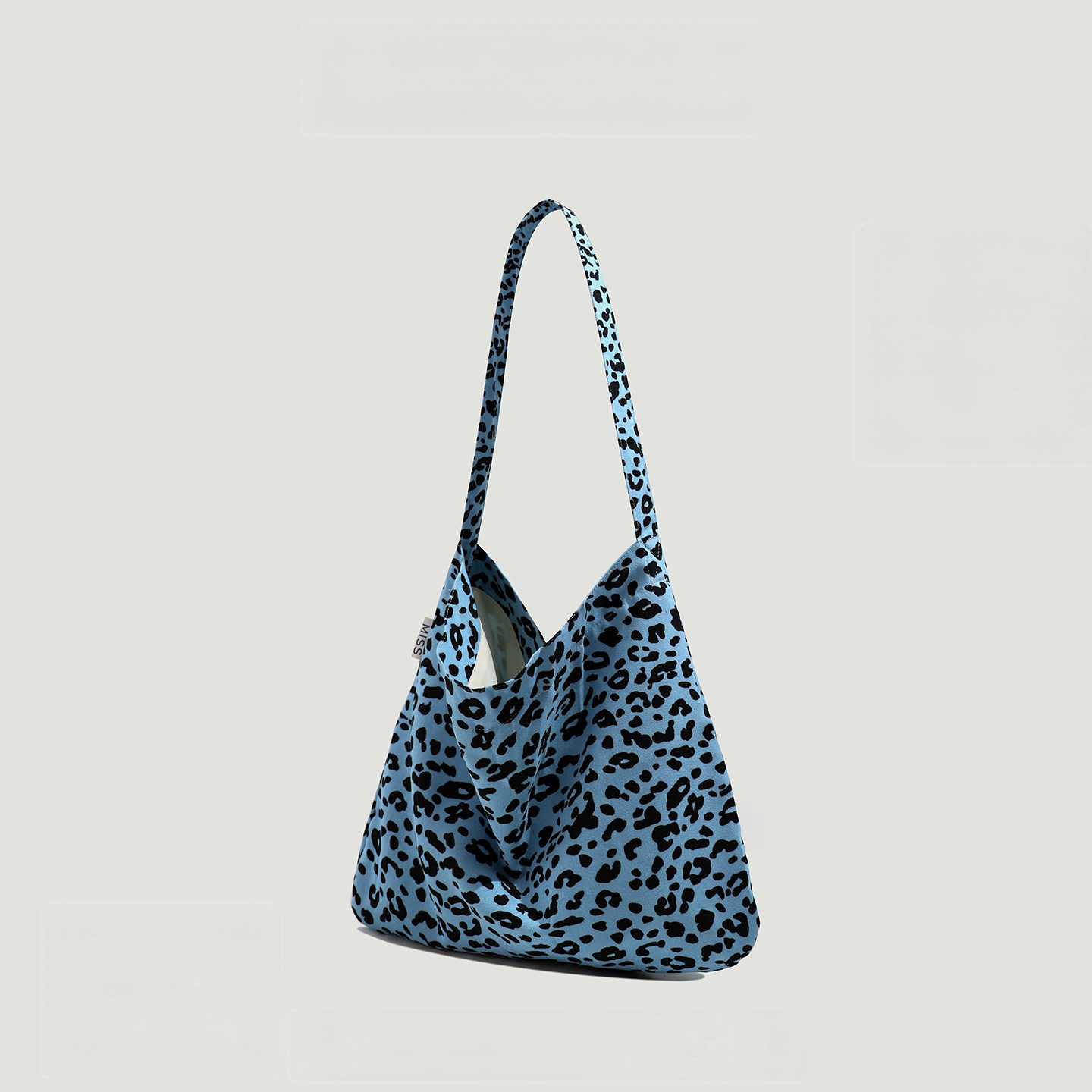 Relaxed Leopard Print Bag