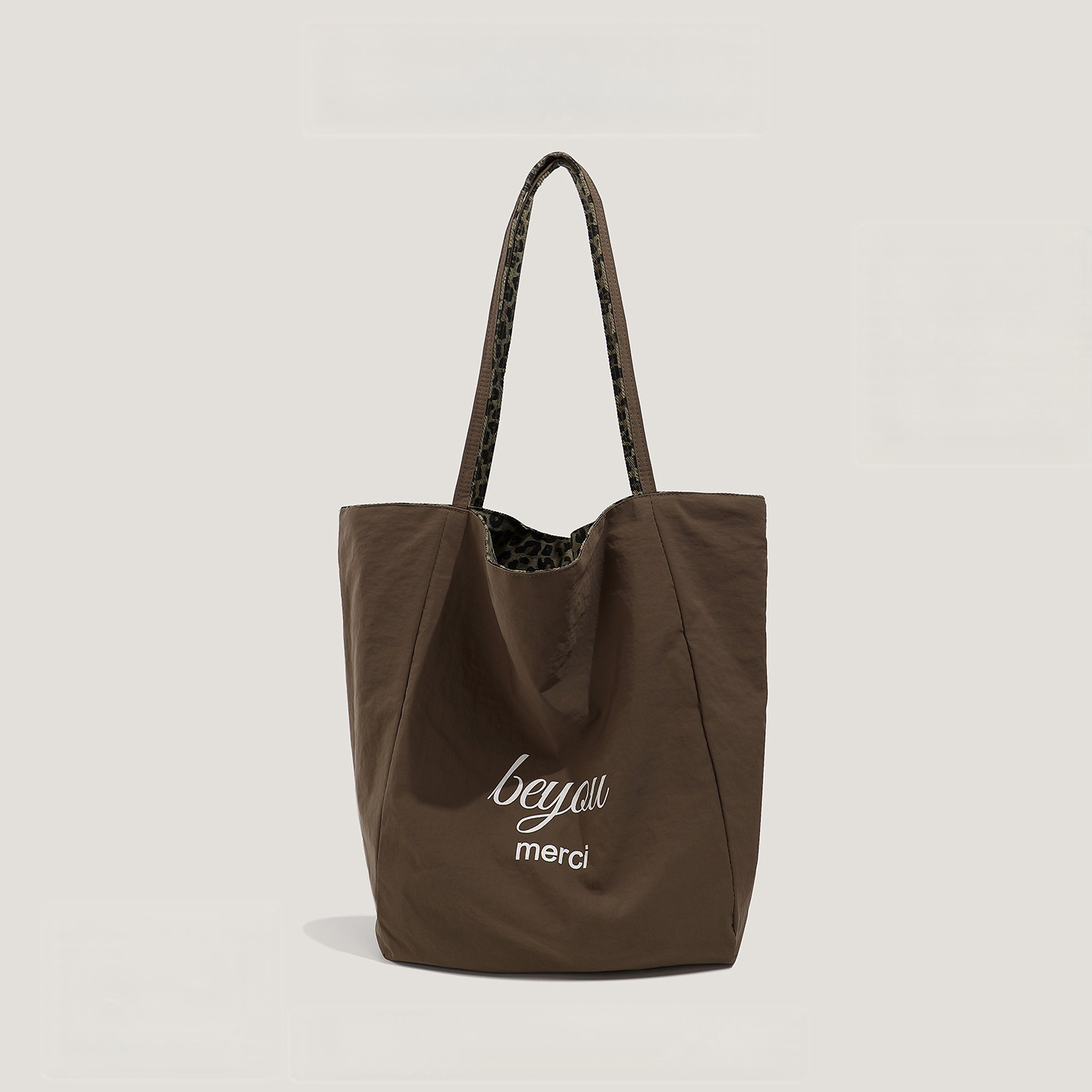 Leopard Canvas Tote Bag