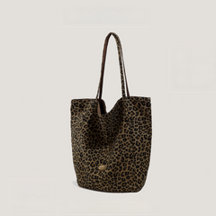 Leopard Canvas Tote Bag