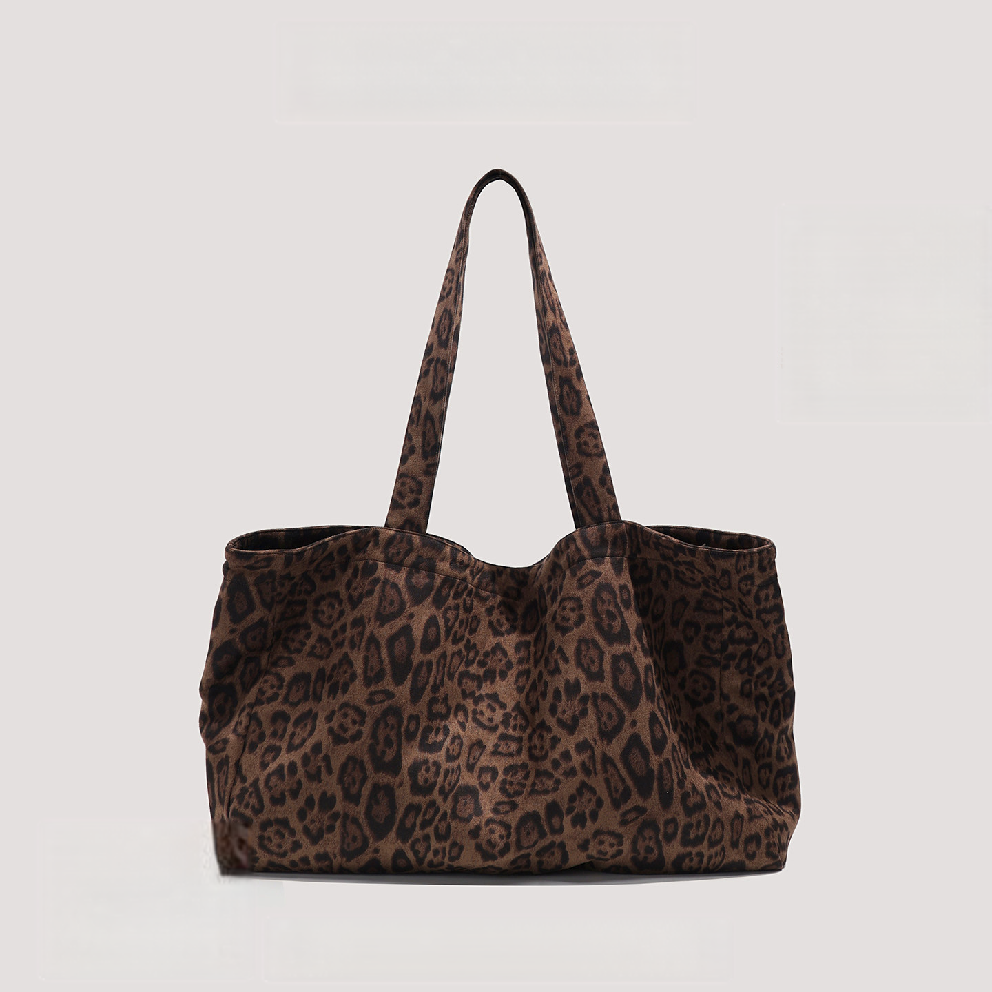 Leopard Print Canvas Bag