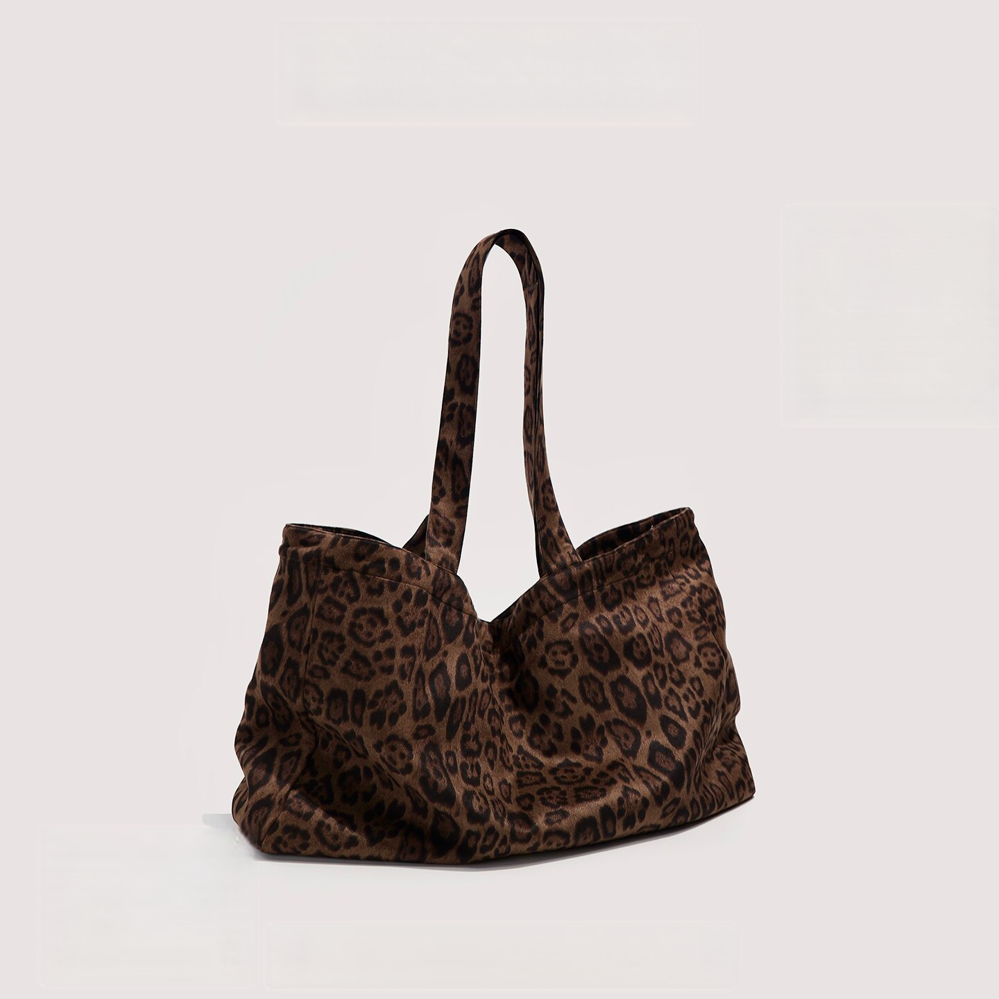 Leopard Print Canvas Bag