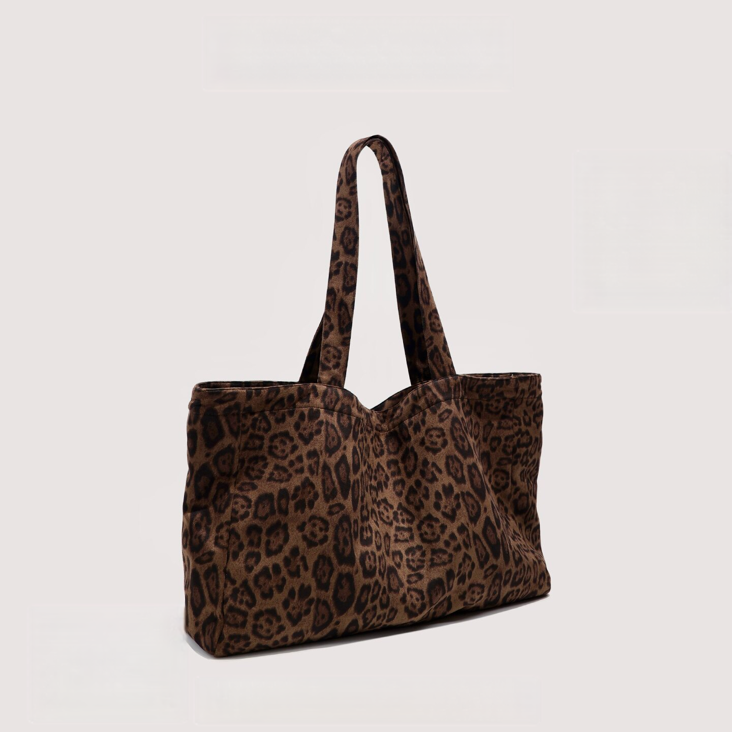 Leopard Print Canvas Bag