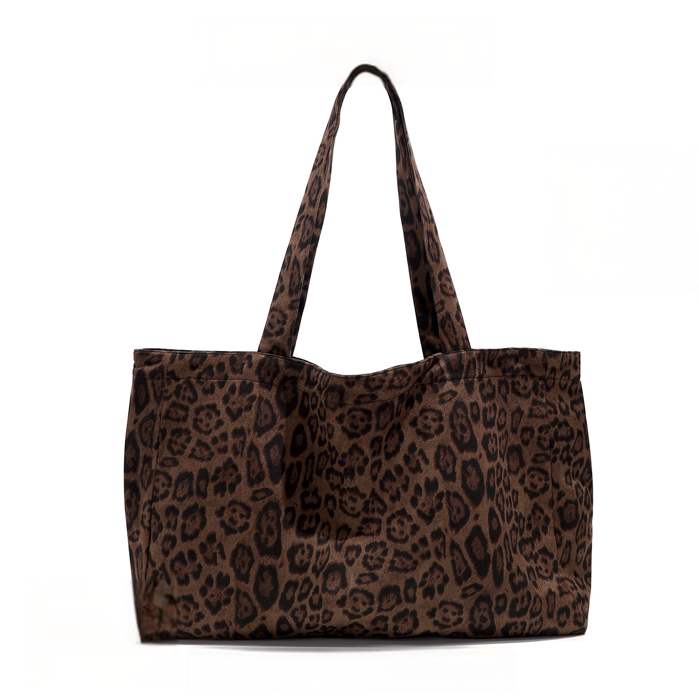 Leopard Print Canvas Bag