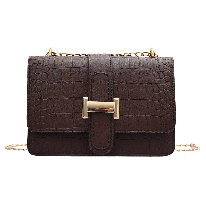 Women's stone texture crossbody shoulder bag - 2024 spring n