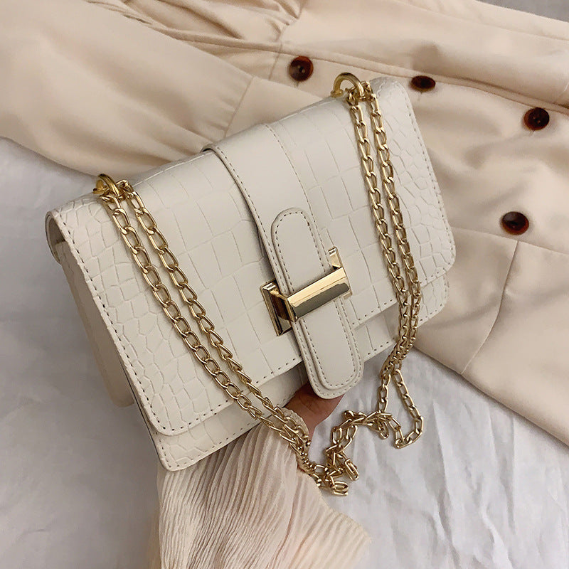 Women's stone texture crossbody shoulder bag - 2024 spring n