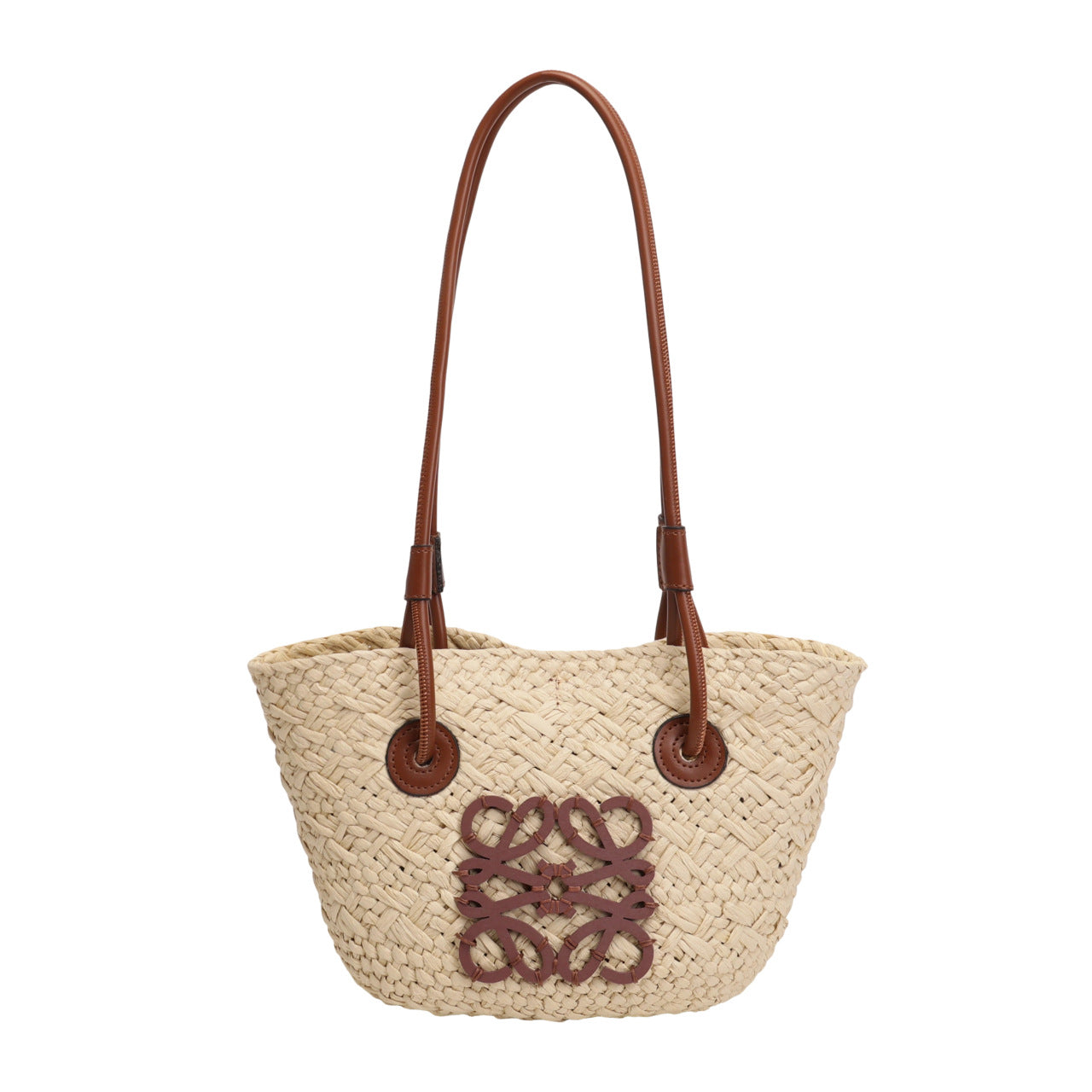 Luo jia straw woven bag, handmade woven bag, vintage