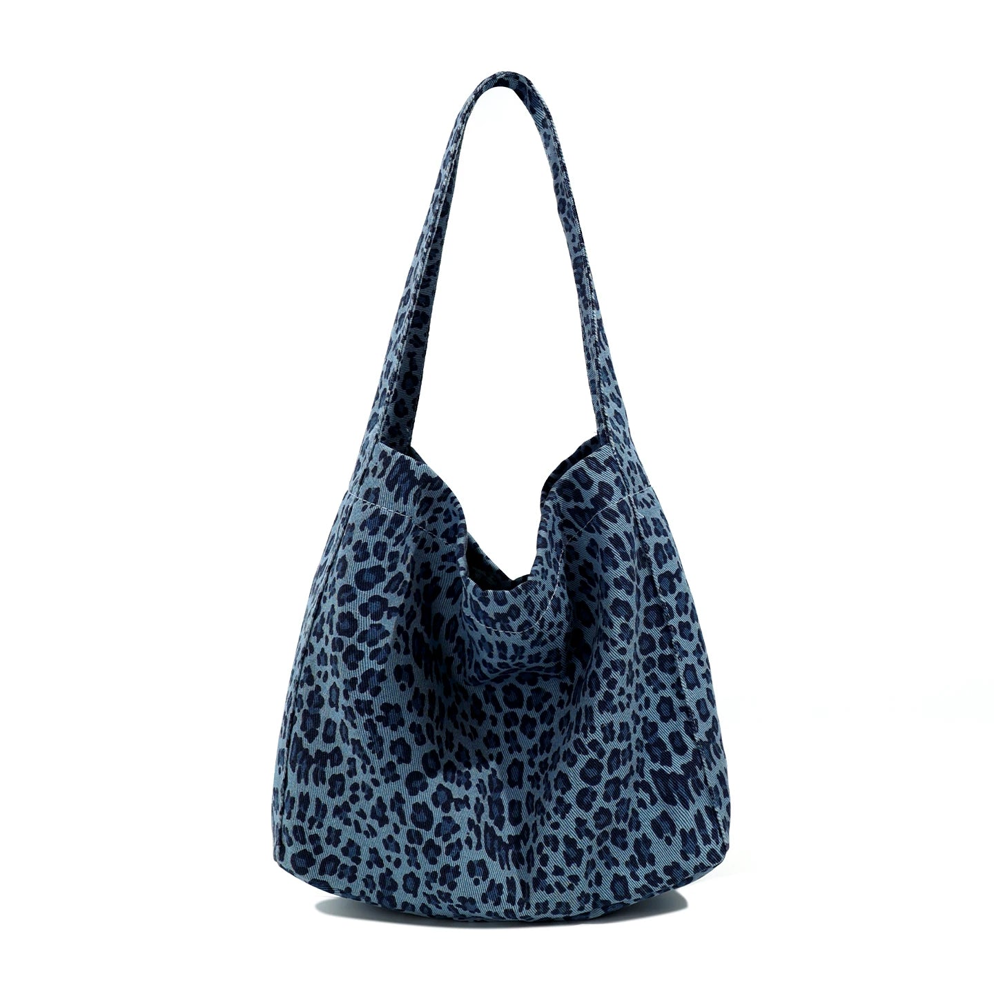 Leopard Print Canvas Bag Work Commuting Tote Bag