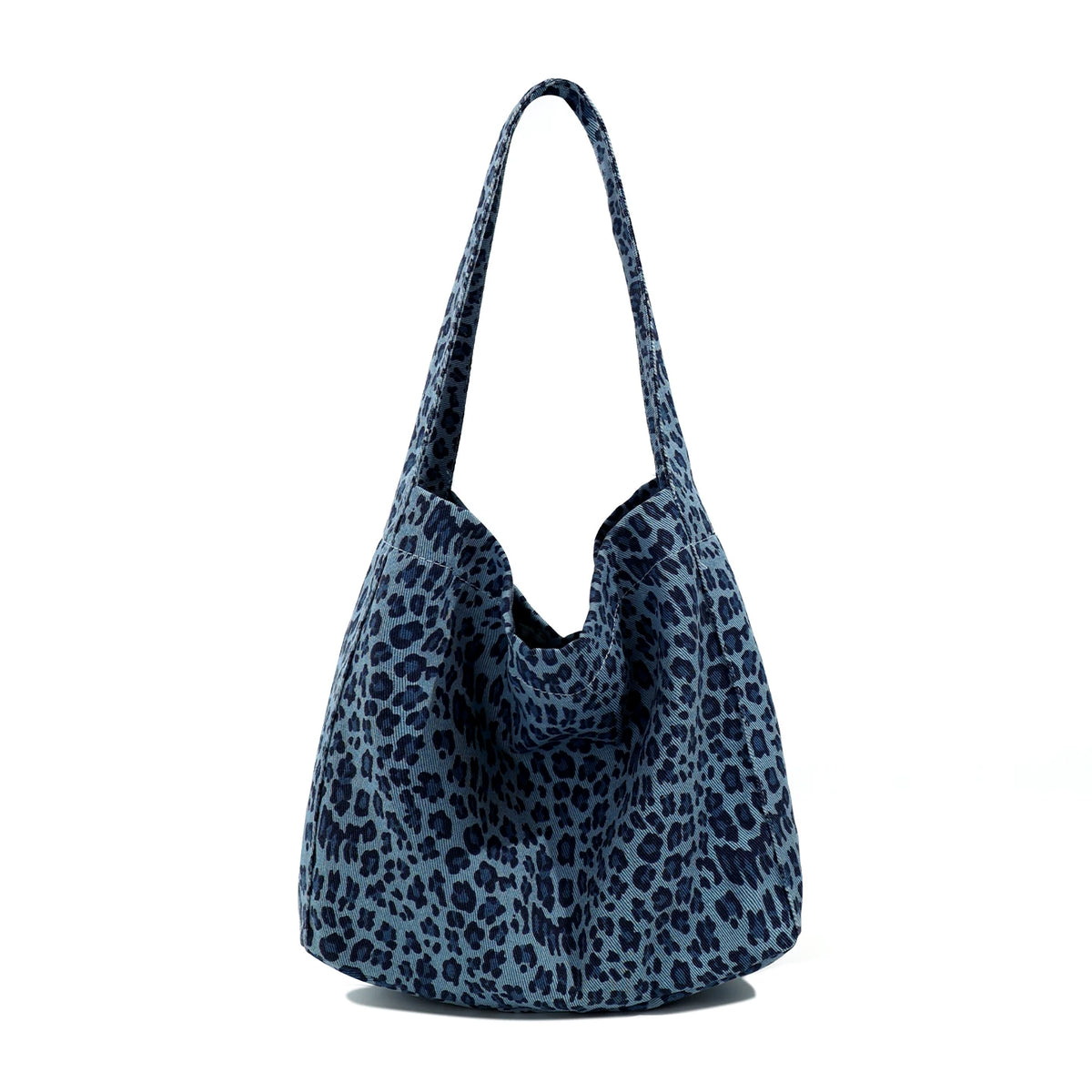 Leopard Print Canvas Bag Work Commuting Tote Bag