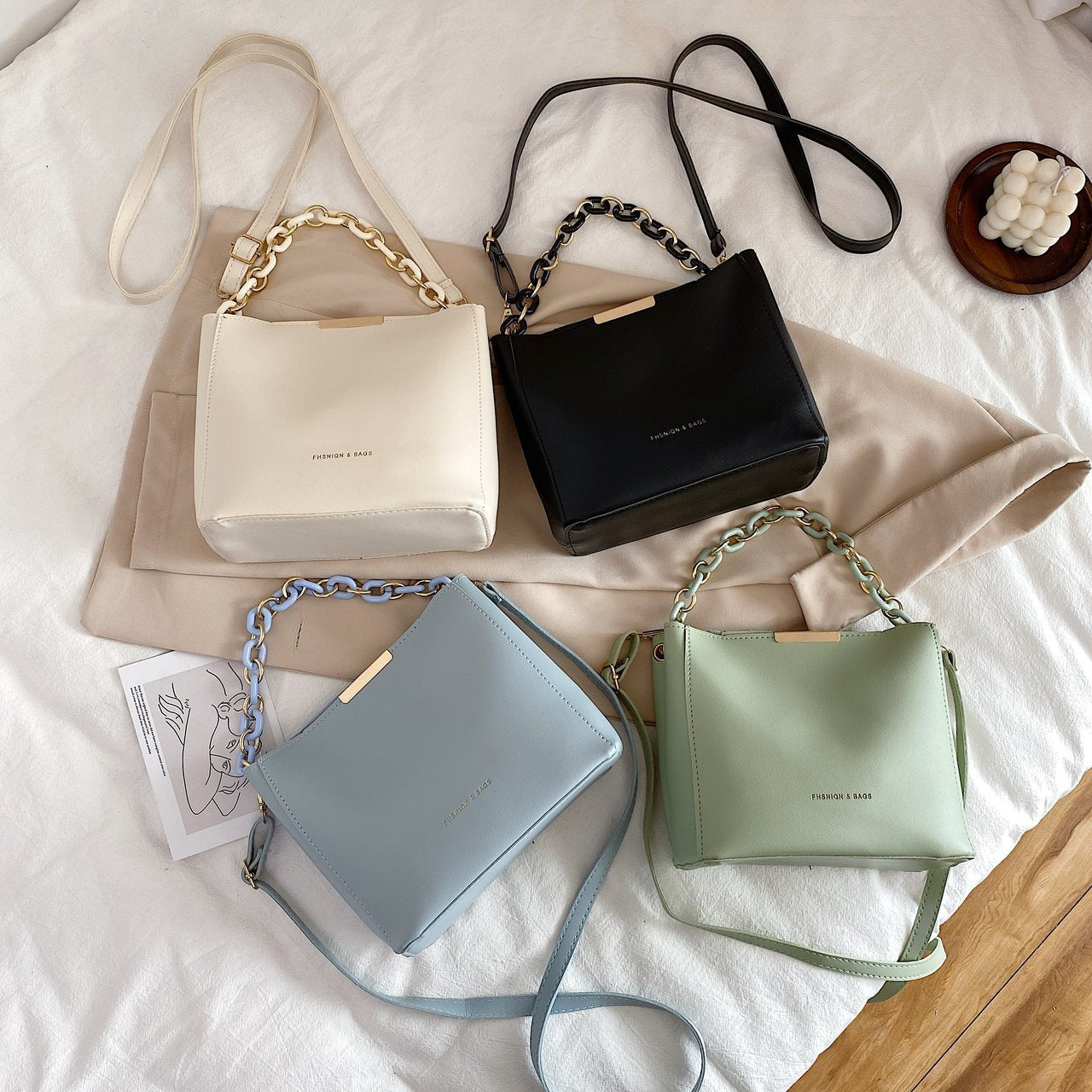 Korean style women's bucket bag 2023 new trendy spring/summe