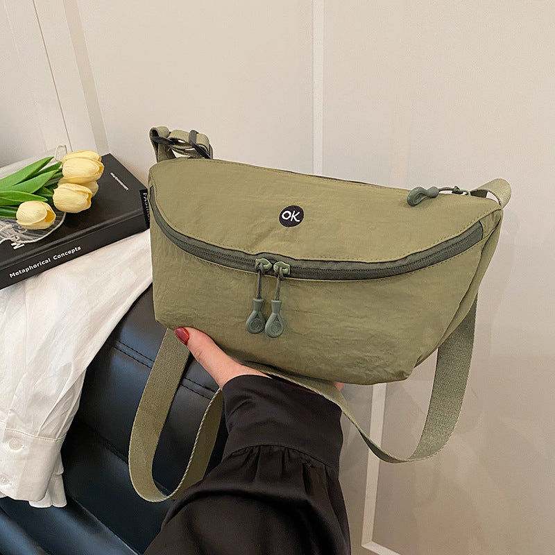 2025 new korean style versatile casual large capacity dumpli