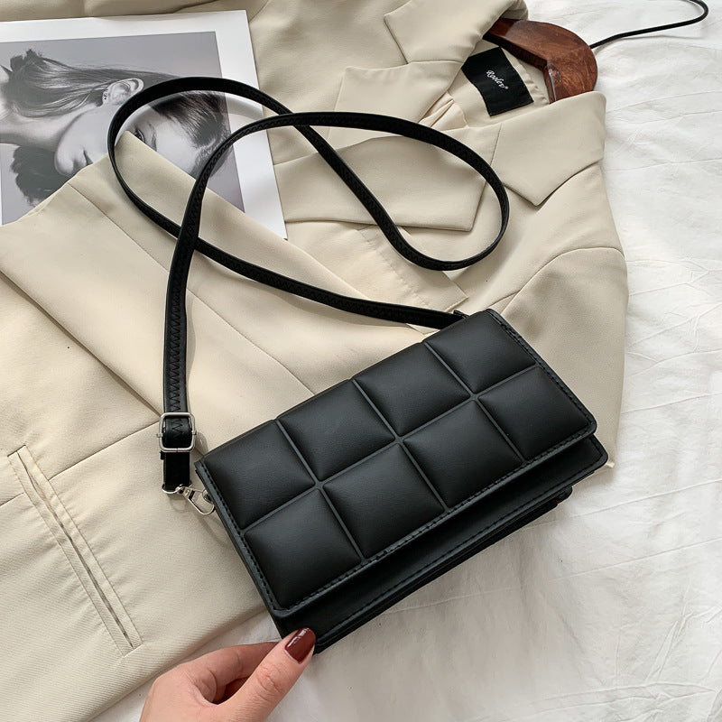 Trendy chic large checkered women's bag - 2021 popular style