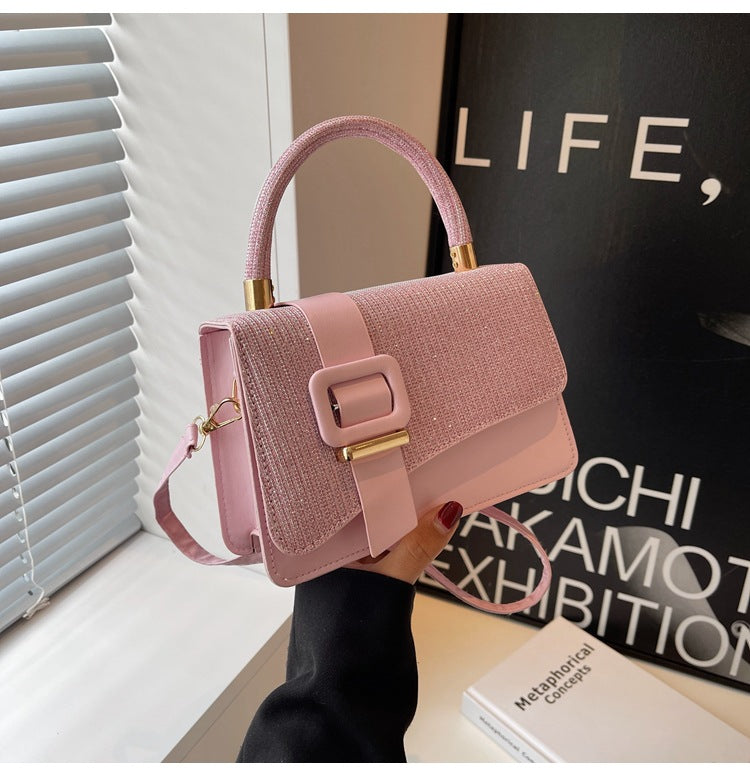 Handheld mini square bag women's bag 2023 winter new fashion