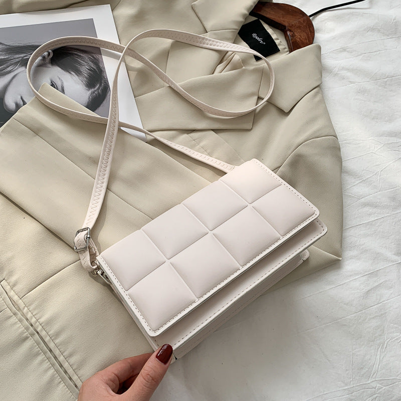 Trendy chic large checkered women's bag - 2021 popular style