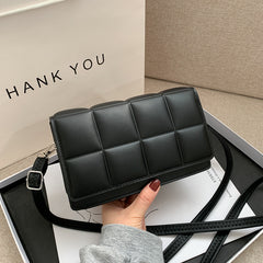 Trendy chic large checkered women's bag - 2021 popular style