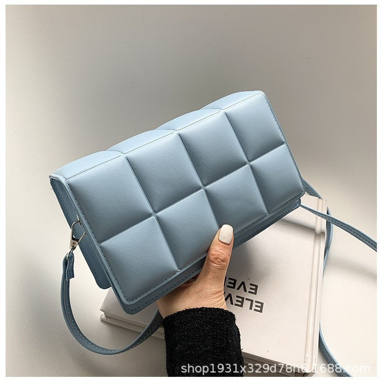 Trendy chic large checkered women's bag - 2021 popular style