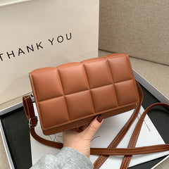 Trendy chic large checkered women's bag - 2021 popular style