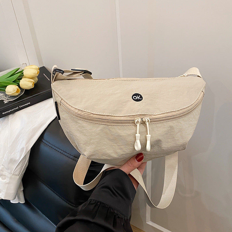 2025 new korean style versatile casual large capacity dumpli