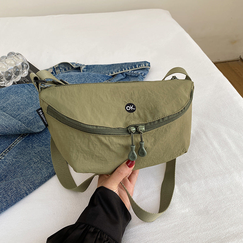 2025 new korean style versatile casual large capacity dumpli
