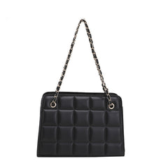 Checkered embossed chain bag - 2023 new trendy fashion casua