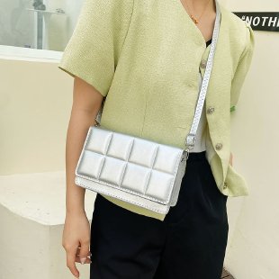 Trendy chic large checkered women's bag - 2021 popular style