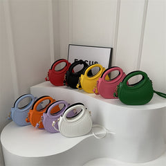 Solid color handbag for women, 2024 early spring new trendy