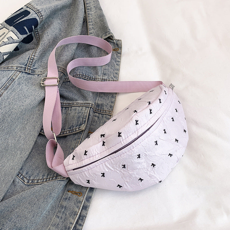 2025 summer new dumpling bag women's bag niche chest bag sho