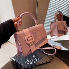 Handheld mini square bag women's bag 2023 winter new fashion